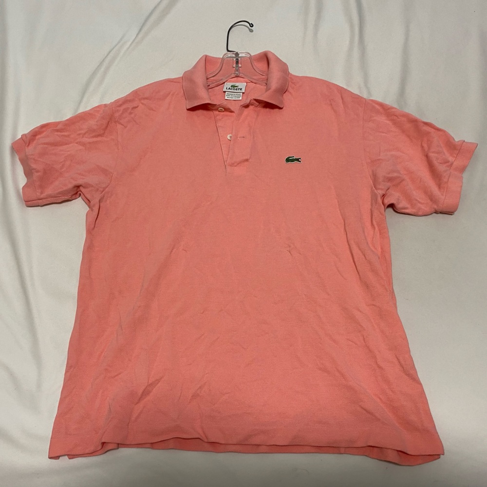 Lacoste l12.12 pink polo